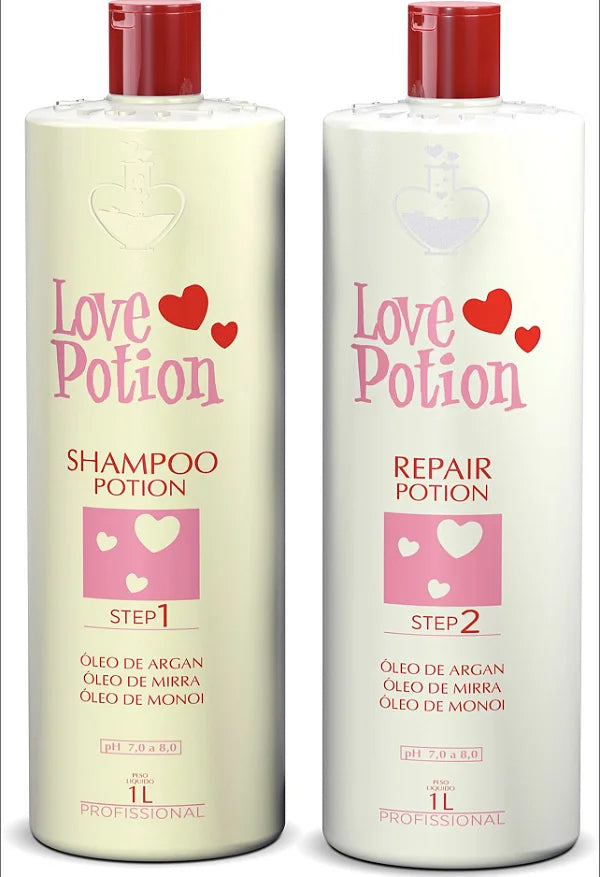 Brazilian Keratin Love Potion Repair Kit (Includes Shampoo + Repair Formula)