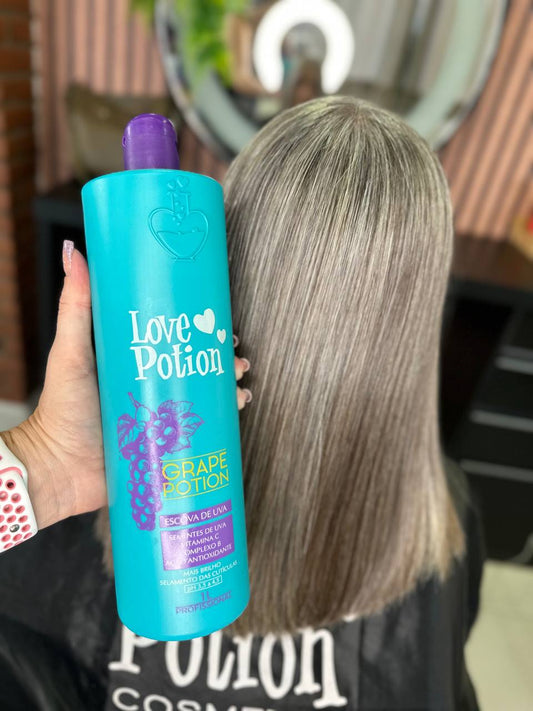 Grape Potion – Organic Hair Straightening Treatment by Love Potion 1lt (33.81 fl.oz)