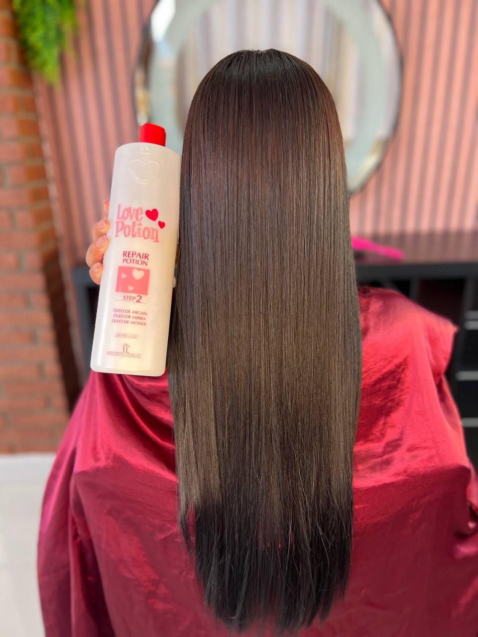 Repair Potion Kit – Brazilian Keratin for Smooth, Shiny, & Aligned Hair 1lt (33.81 fl.oz)