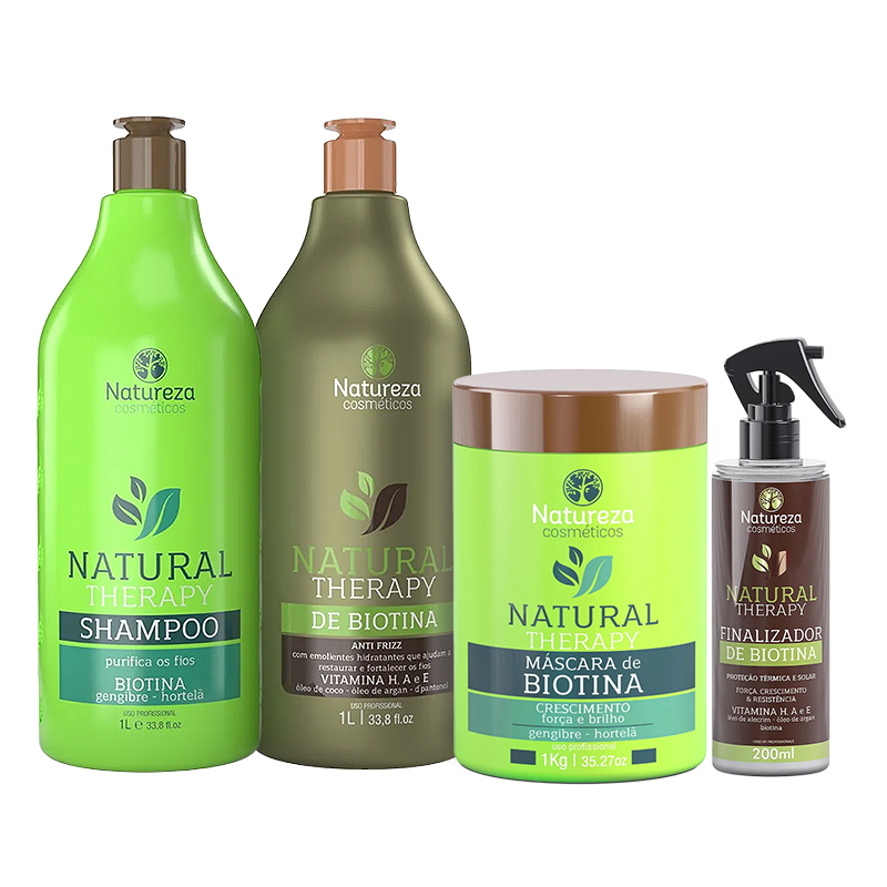 Natureza Cosméticos Escova de Biotina (Kit de Tratamento de