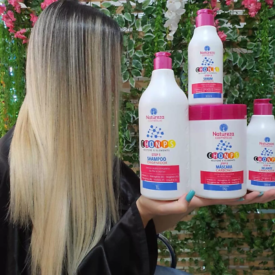 Chonps Hair Care Bundle – Oxygenating Shampoo, Carbon Mask, Protein Serum & Unifying Sealant