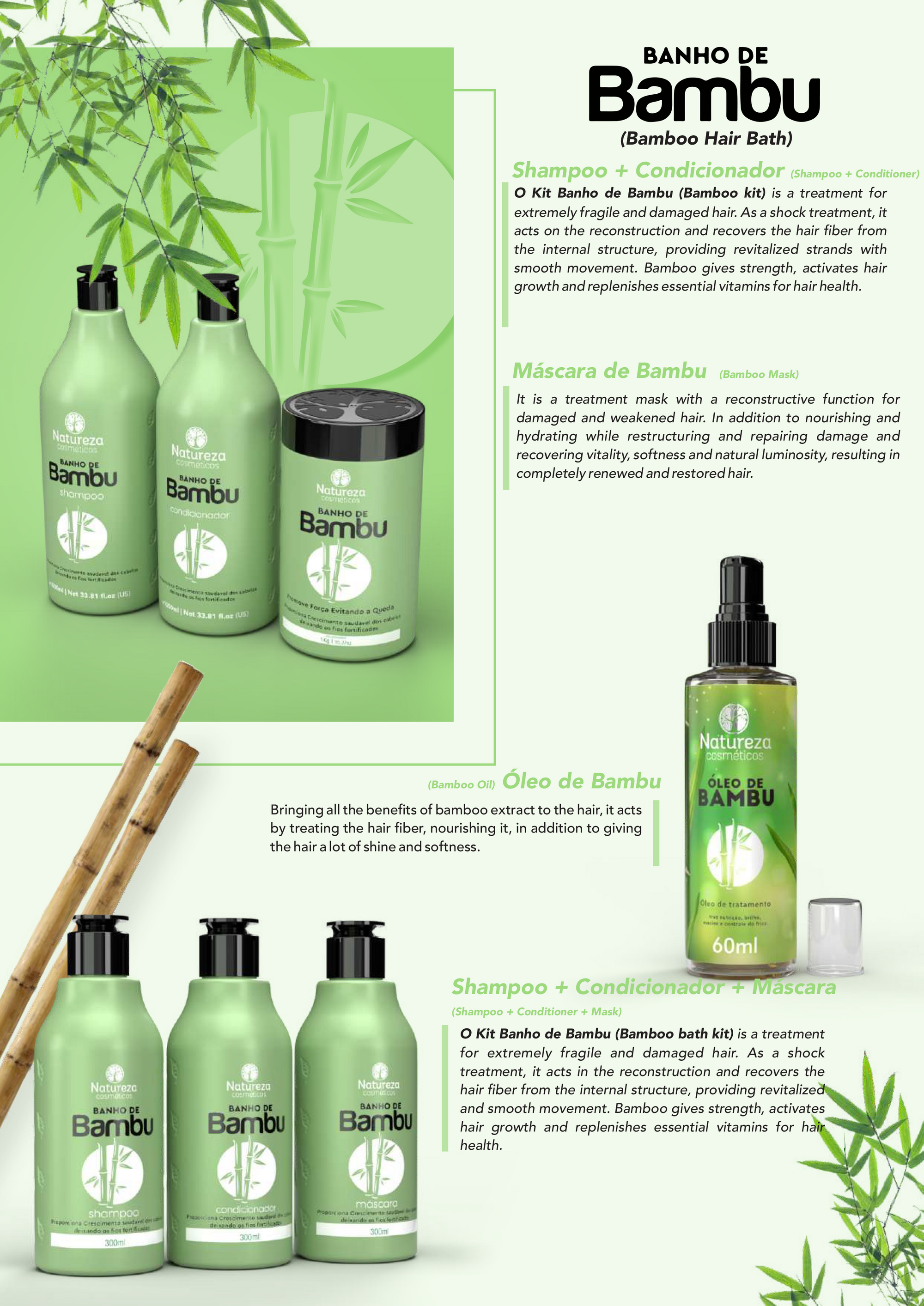 Banho de Bambu Collection - NaturezaUSA