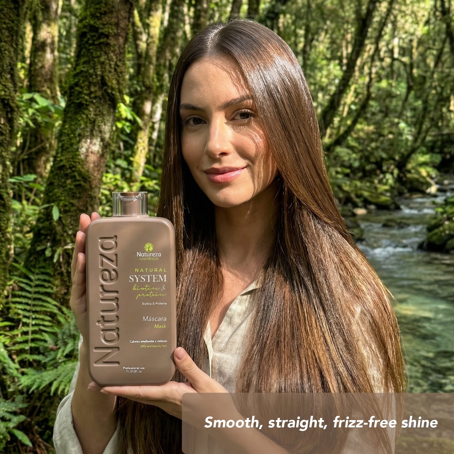 Natureza Cosméticos Escova de Biotina (Kit de Tratamento de