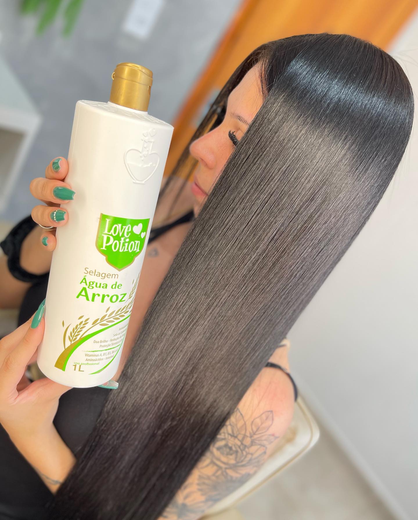 Rice Water Thermal Sealing – Hair Straightening Treatment 1 lt  (33.81 fl.oz)