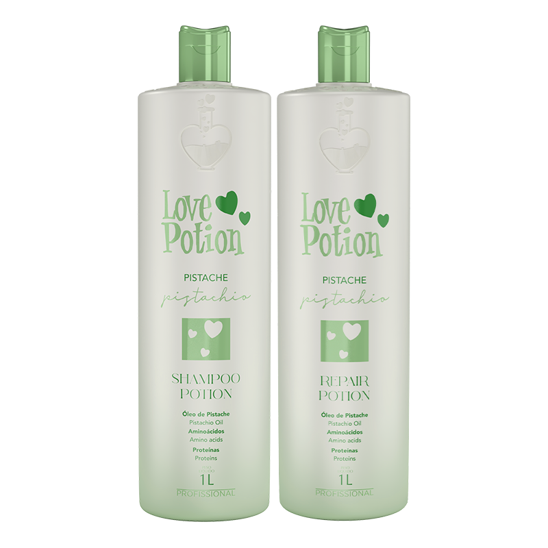 Kit Reparador de Poção do Amor de Queratina Brasileira (Inclui Shampoo + Fórmula Reparadora)