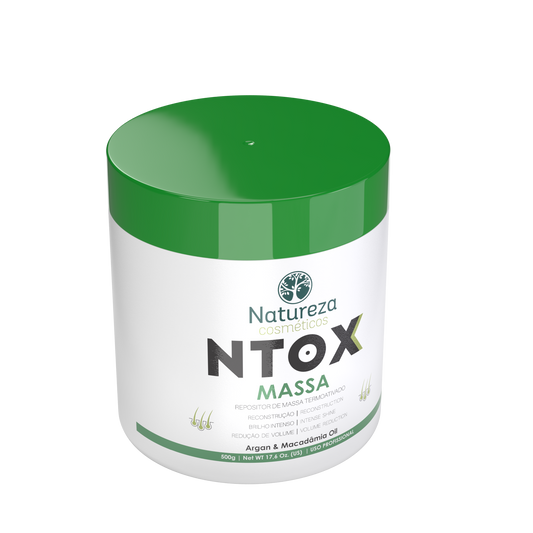 Natureza NTOX Hair Botox – Deep Repair & Anti-Aging Treatment with Hyaluronic Acid 500gr  (17.6 fl.oz)