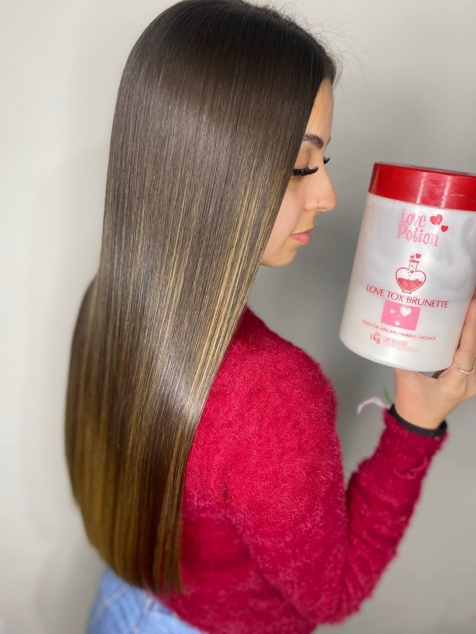 Love Tox Brunette Hair Botox – Hydrate, Smooth & Reduce Volume 1kg (35.27 fl.oz)