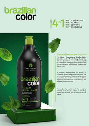 Brazilian Color Neutralizing Mask (Natureza Cosmeticos Brazilian Color 1L)