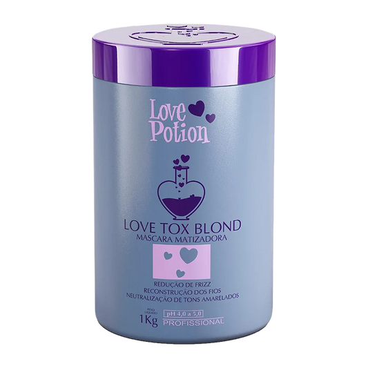 Love Tox Blonde Hair Botox – Hydrate, Protect &amp; Reduce Volume for Blonde Hair 1kg (35.27 fl.oz)