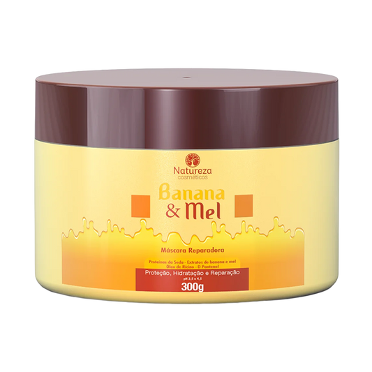 Banana & Honey Hair Mask – Deep Hydration & Strength 300gr (10.6 fl.oz)