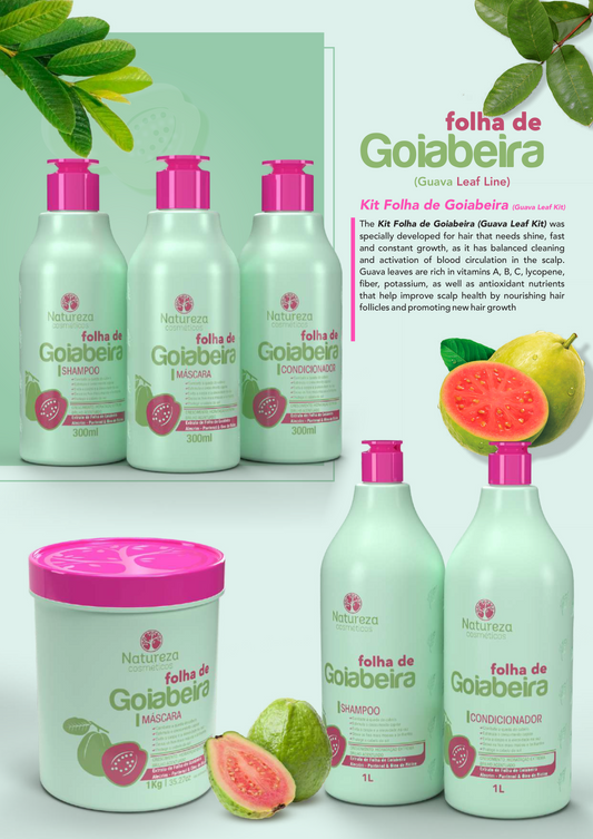Guava Leaf Home Care Kit – Nourishing Growth & Shine Treatment 300ml (10.6 fl.oz)