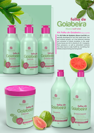 Folha de Goiabeira (Natureza Cosmeticos Guava Leaf Home Care Kit)