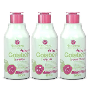 Folha de Goiabeira (Natureza Cosmeticos Guava Leaf Home Care Kit)