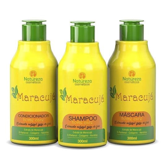 Passion Fruit Hair Wash Home Care Kit (Natureza Cosmeticos - Maracujá)
