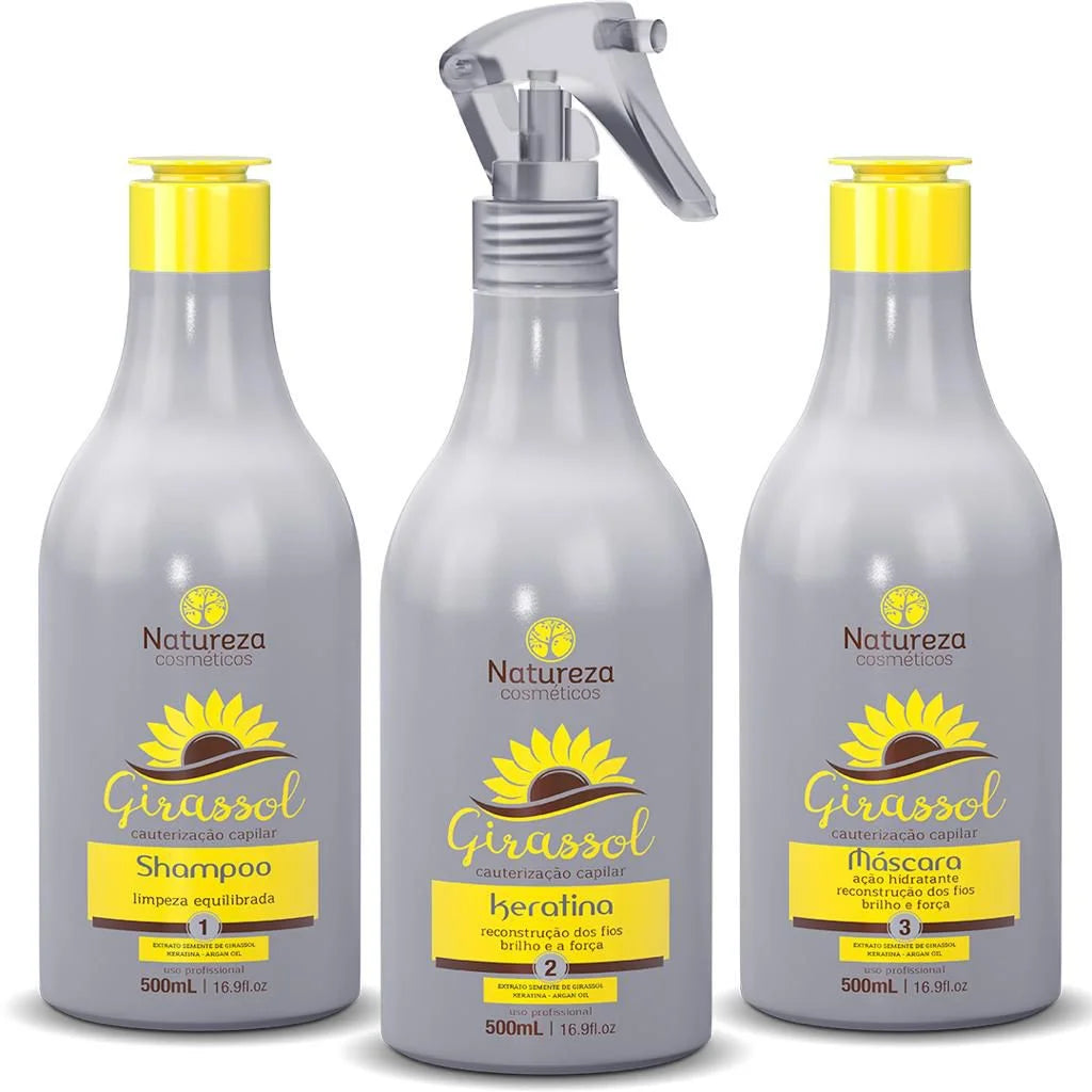 Sunflower Cauterization Keratin Kit 16.9 fl.oz (500ml)